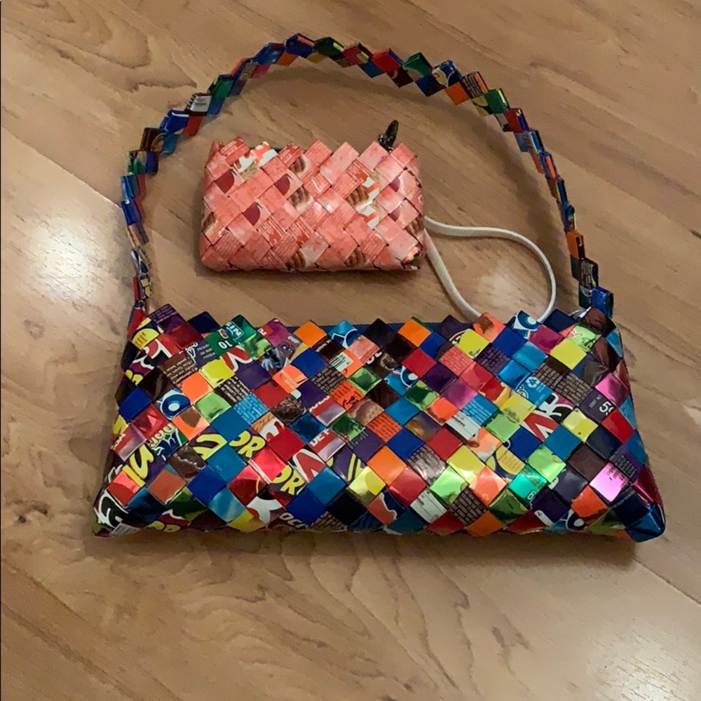 Candy wrapper vintage purse & wallet